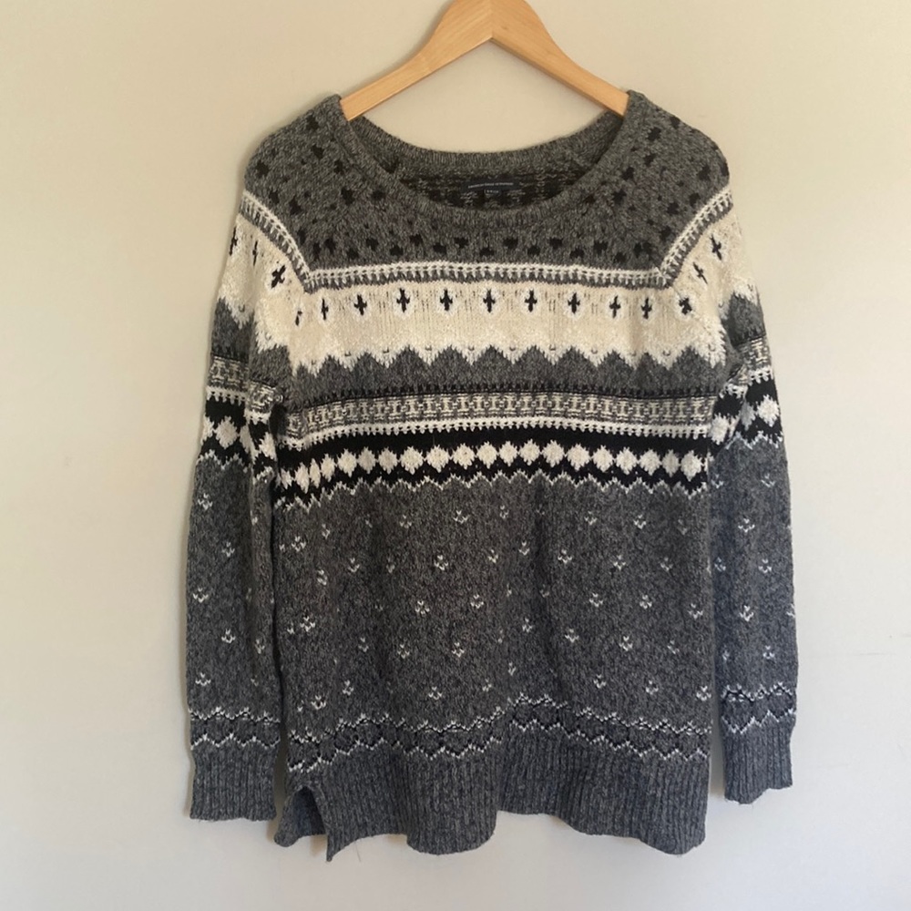 American eagle fair isle sweater worn a few times